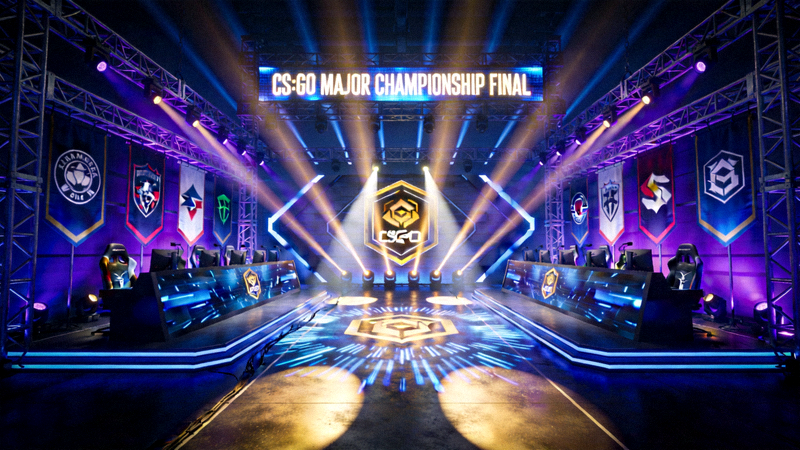 CS:GO Major冠军赛决赛舞台灯光效果
